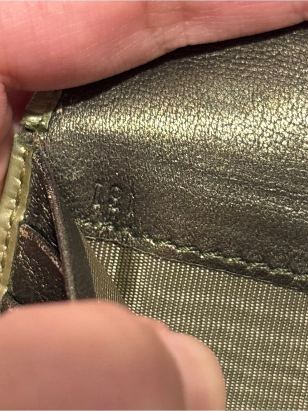 Prada Light Green Patent Leather Long Continental Snap Wallet with Gold Logo - Picture 4 of 15